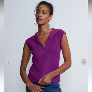 NY & Co. NWT Half-Zipped Sweater size L